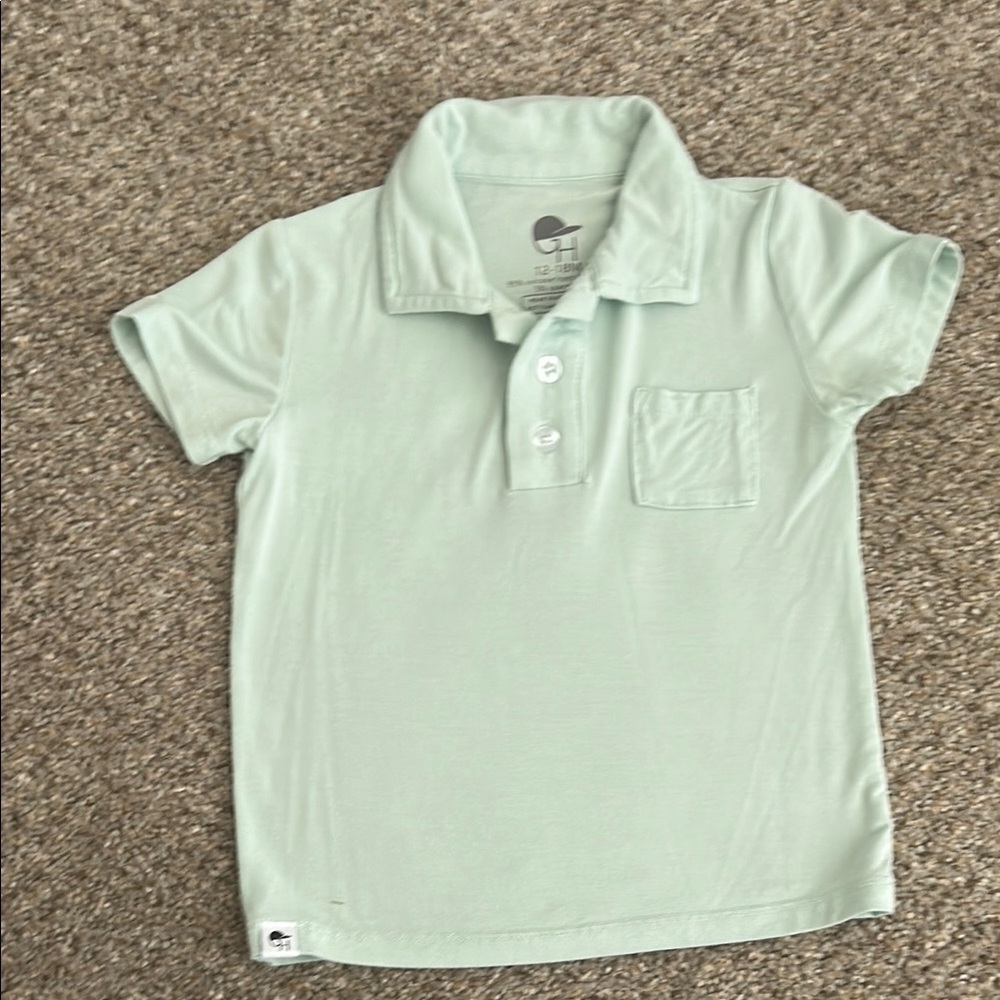 Light Green Kids Polo Shirt